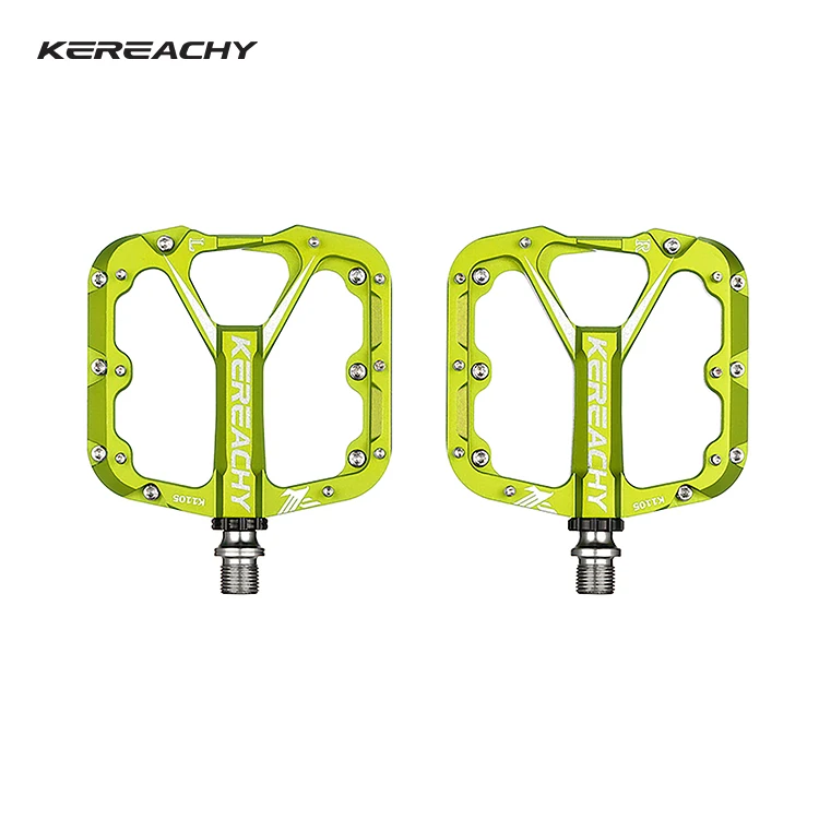 KEREACHY custom bicycle ultra light non-slip pedal bicycle 3 bearing pedal aluminum alloy bike flat pedal