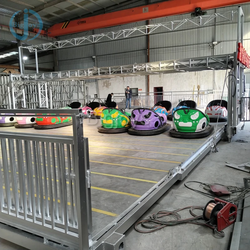 Exciting Portable  Bumper Car With Trailer Children Adult Attraction Amusement Park Rides for Sale