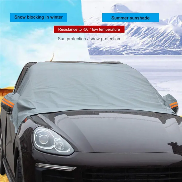 PEVA material car windscreen protector wiht side mirror covers