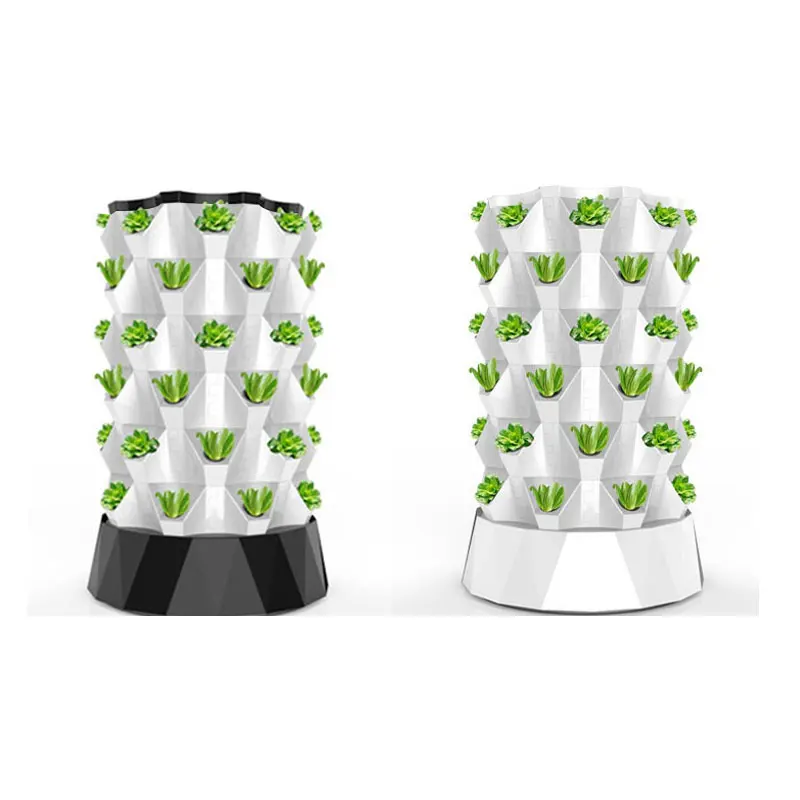 Hydroponic vertical planting system Greenhouse growing full kit with pump and growing sponge pineapple tower