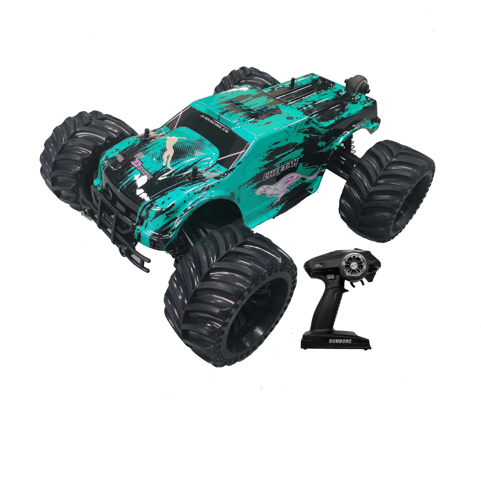 JLB 11101-80A High Speed Car 2.4G Cheetah 4WD 1/10 80km/h RC Brushless Motor Racing Car RTR Off-Road Vehicle
