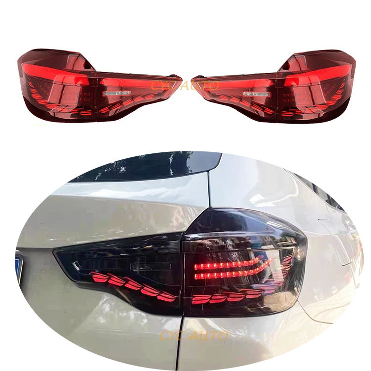 X3 G01 G08 rear light Tail light tail lamp Upgrade OLED Dragon Scale style For BMW X3 2018 2019 2020 2021+