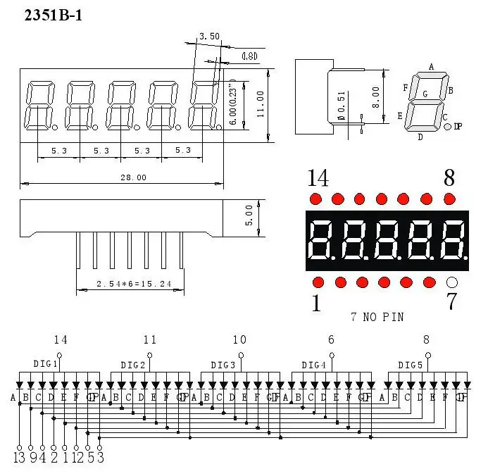 3 inch 7 segment led display super red single digit 76mm big 7 segment display 3' with comma