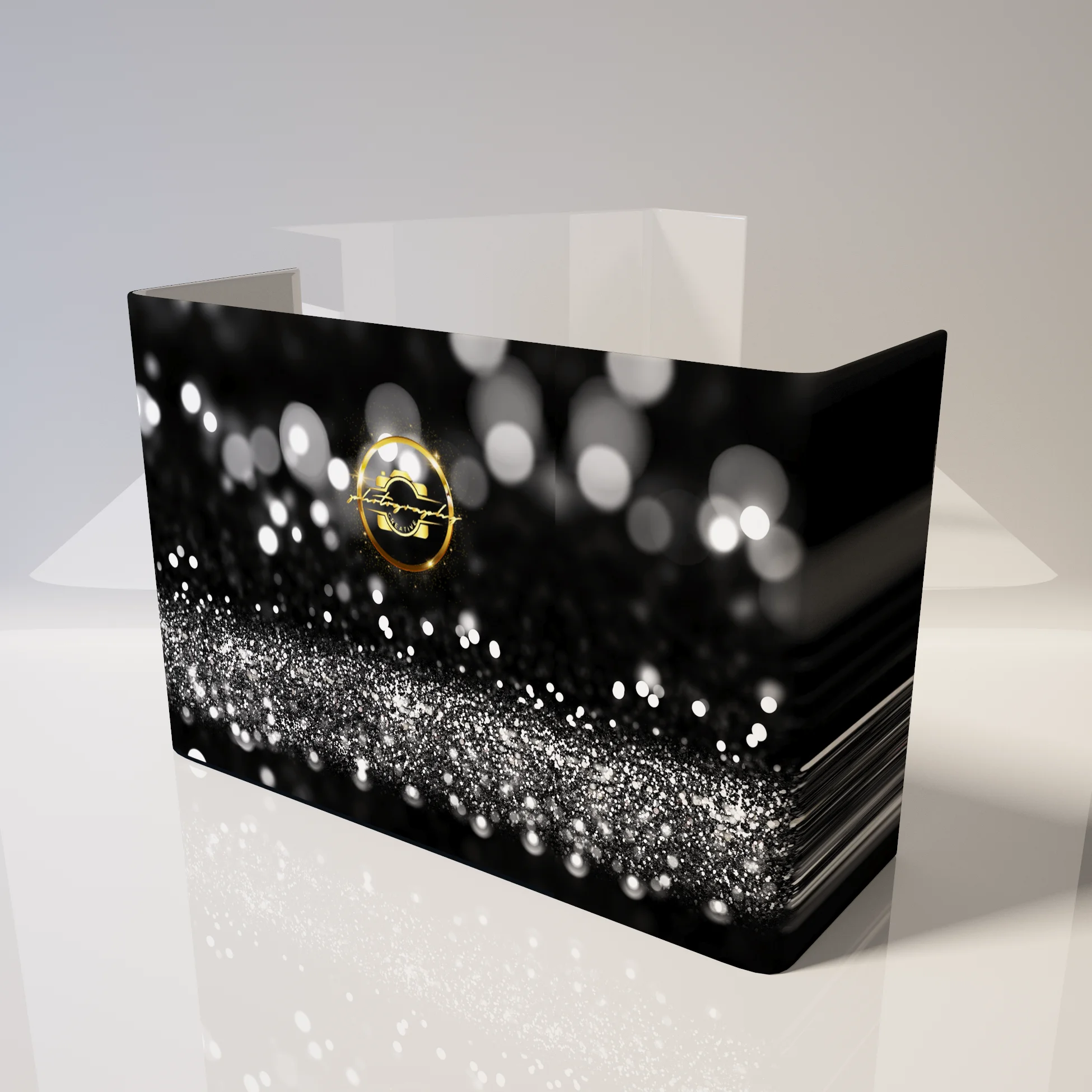 Custom Logo Semi Circle Portable DJ Facade Booth for Wedding Party