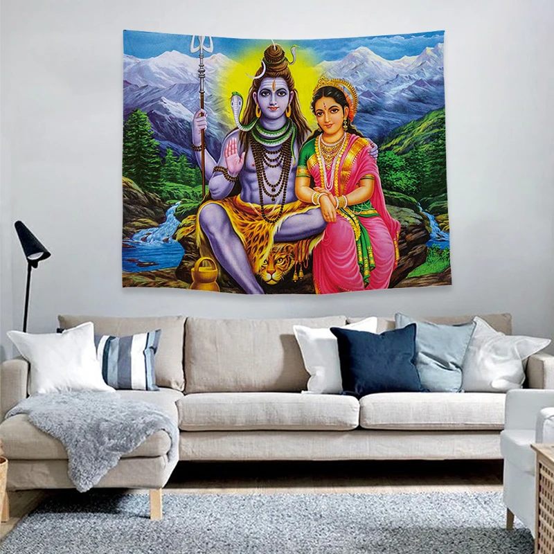 3d Printed New Arrival Hippie Custom Modern Elephant Cheap Mandala Indian in Star Wall Tapestry