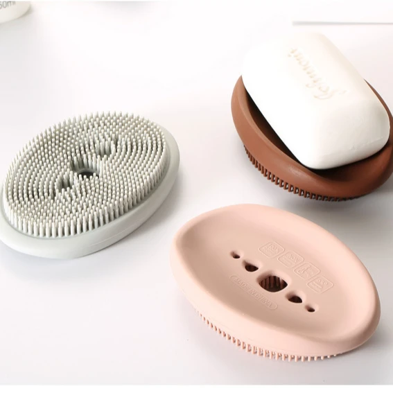 
Hot Selling Household Silicone Soap Box Bar Soap Case 