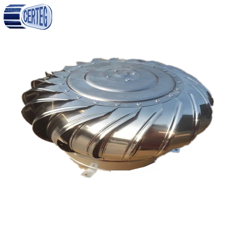 warehouse roof ventilation system aluminum alloy turbine roof exhaust fan