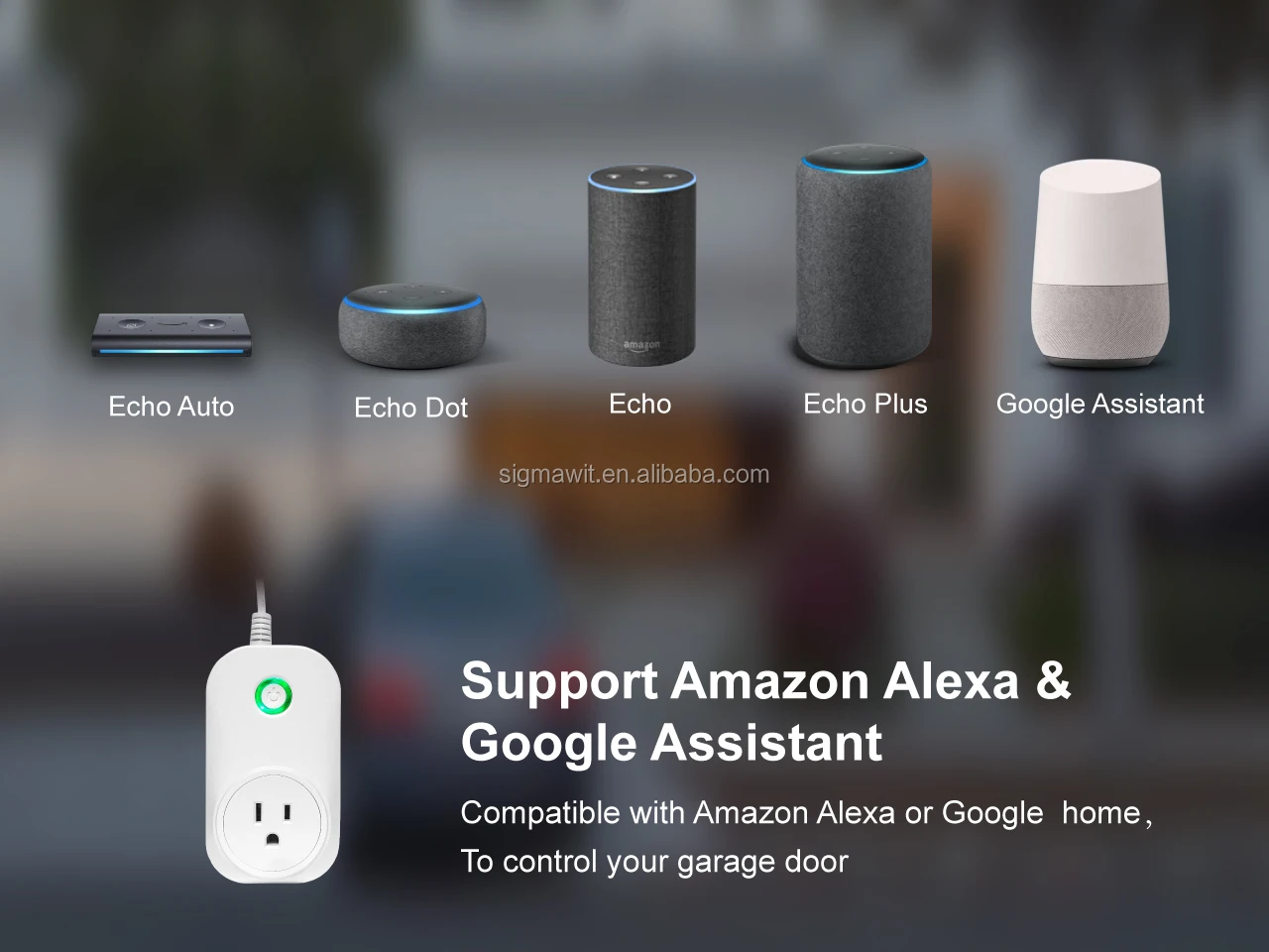 AC100-240V Operated Wifi smart Gate remote control garage door opener Electric Tuya Garage Door Opener