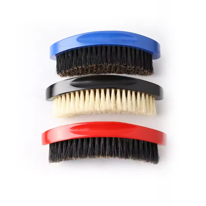 360 wave brush curved shape wave beard comb