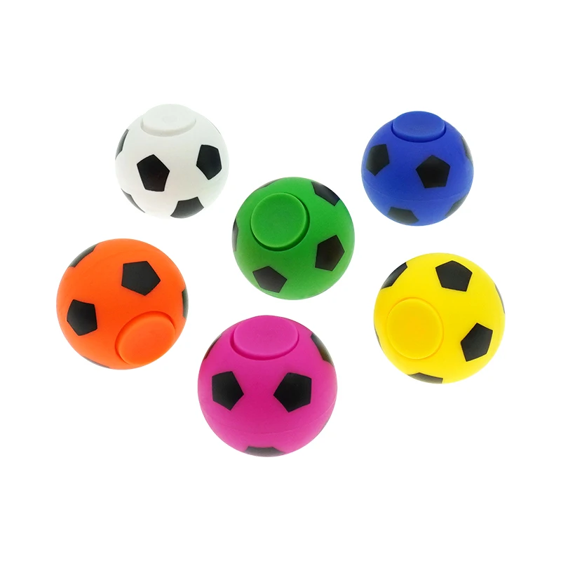 Mini Plastic Finger Gyro Football Fingertip Gyroscope Fidget Spinner Surprise Small Promotional Toys for Kids