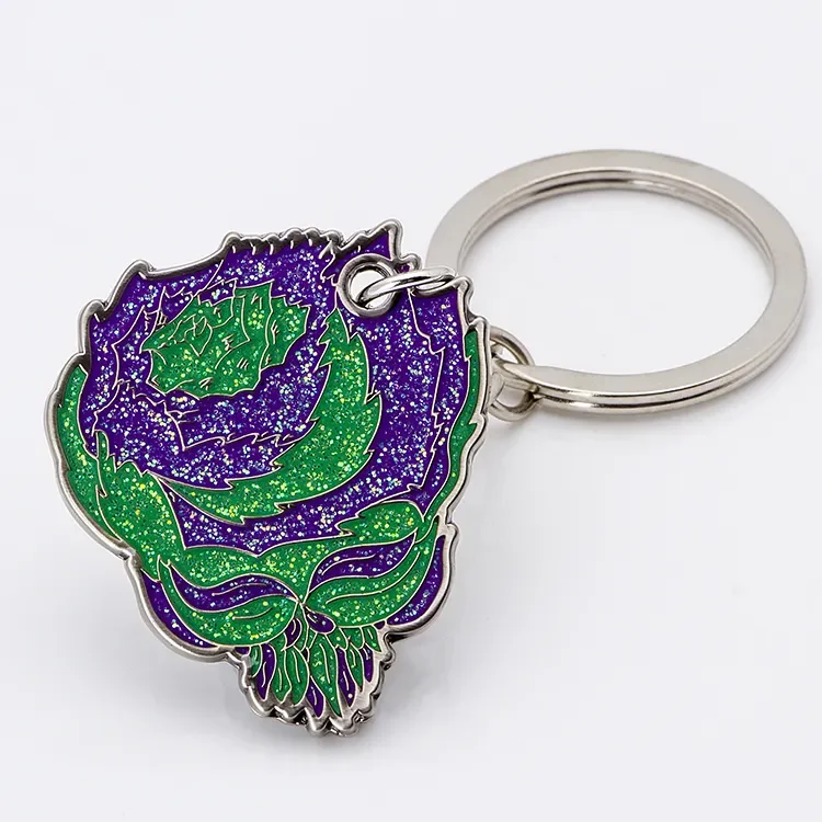 Factory Custom Keyring Personalised Vintage Motel Hotel Chain metal Label Name Card Keytags Keychain tags