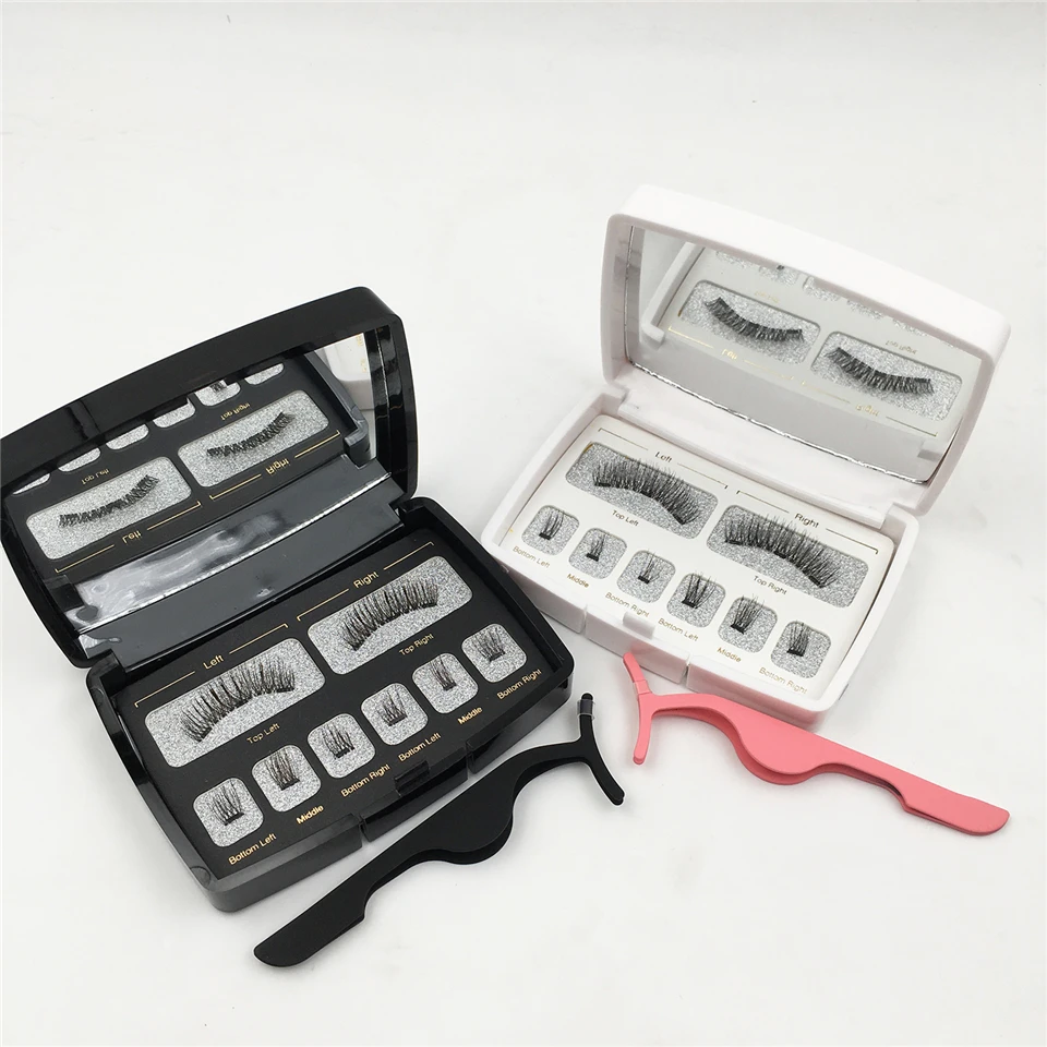 
Full 100 3d real full magnetic lashes black 12mm 3 1 magnet magnetic eyelashes magnet mink 3d magnetic lashes magnetic liner 