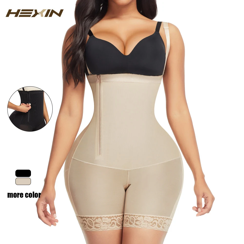 Wholesale Adjustable Hooks And Zipper Women Tummy Control High Waist Waist Trimmer Shapewear For Women