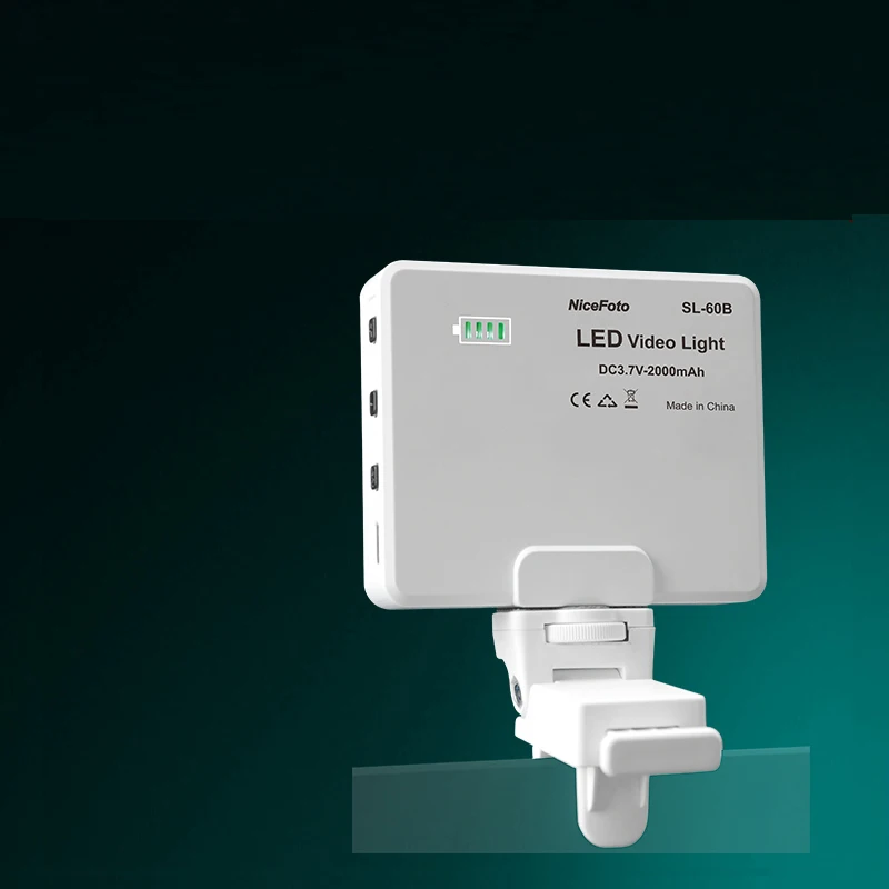 SL-60B Nicefoto 6W Daylite 5600k 3200-6500K Portable Soft Pad LED Video Conference Light Photo Studio Light