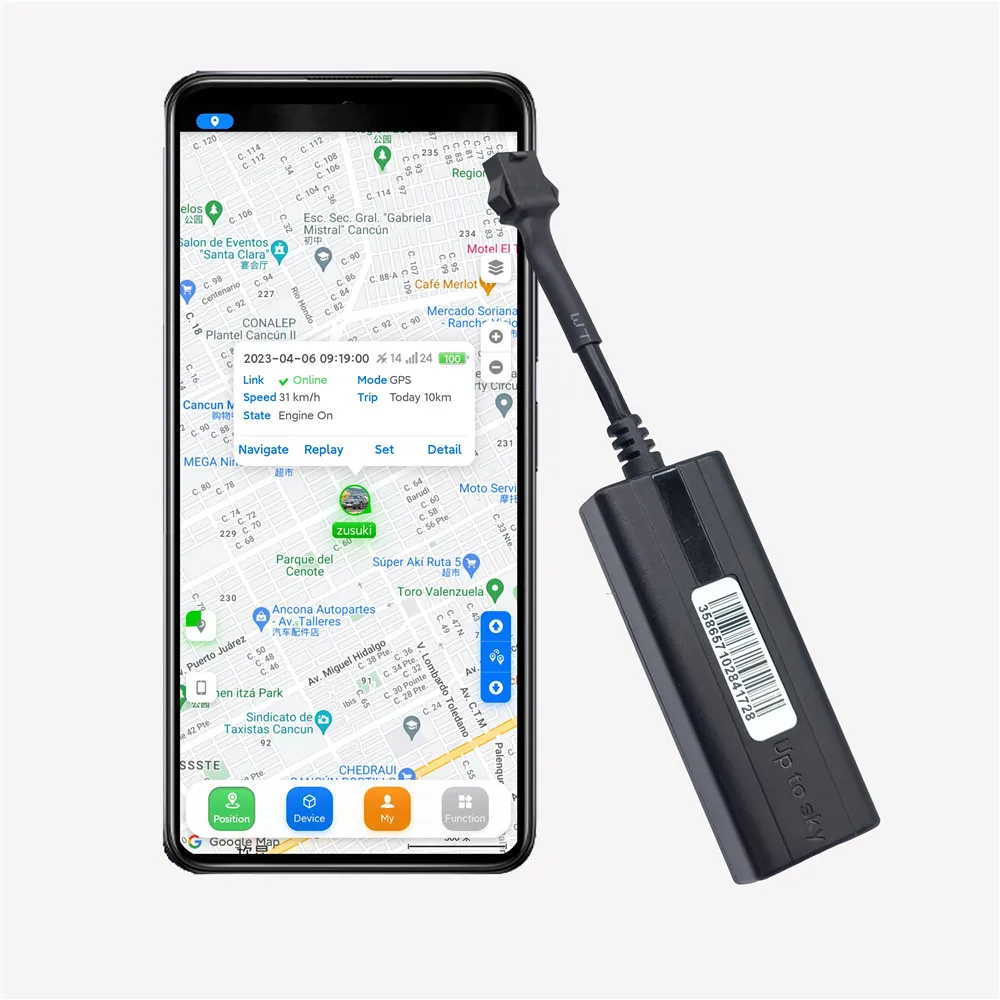 Ehang 2G Wired GPS Tracker Device with Free APP and Platform for Vhecile Fleet Management