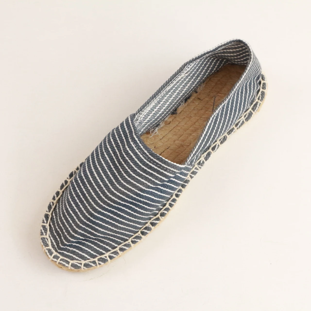 Fashion Espadrilles Classic Women Flat Canvas Sneaker Casual Shoes Jute Slip-on Lazy Shoes In Summer