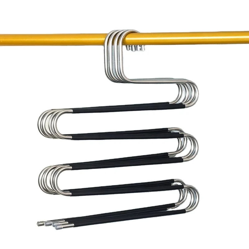 Bestsellers Magic 5 Layers S Shape Hangers Space Saving Metal Hanger