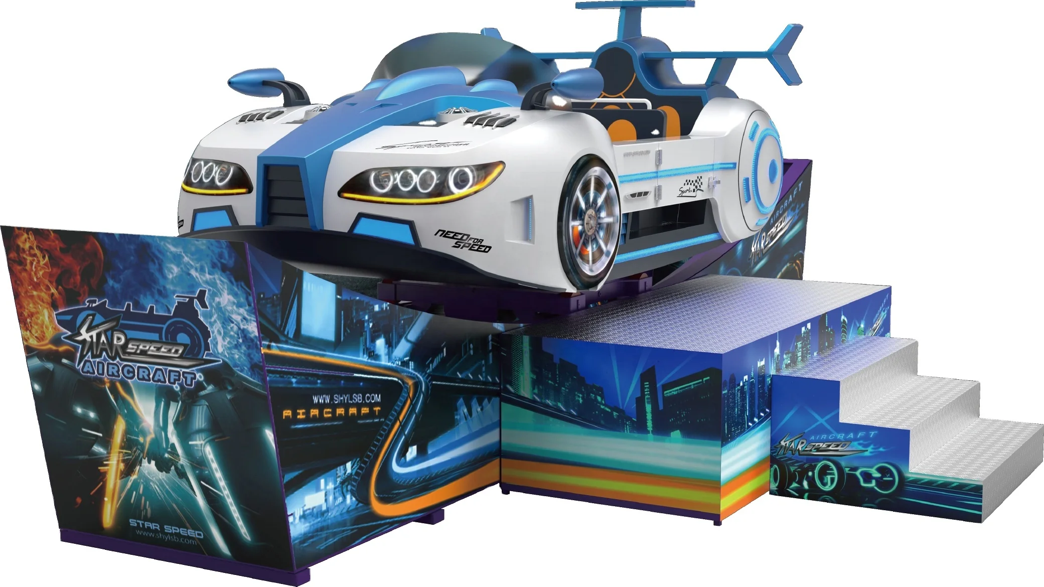 Children Favorite Ride Stylish Appearance Beautiful And Realistic Music Star Speed With Flashing Lights