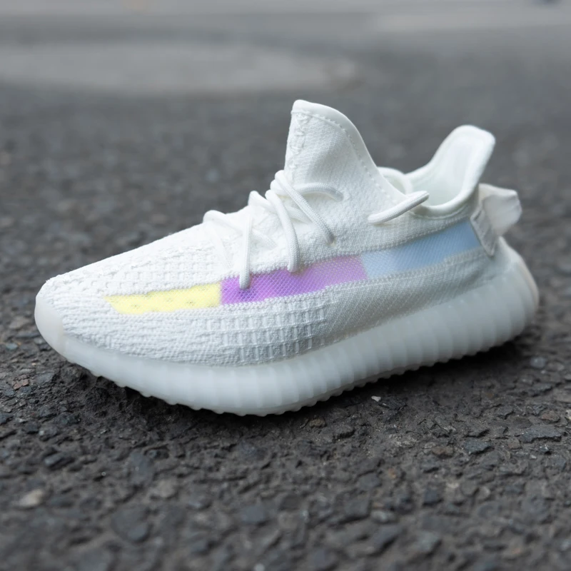 Высокое качество оригинальный бренд Yeezy 350 V2 мужская повседневная прогулочная обувь модные кроссовки Yeezy Спортивная мужская обувь Yeezy