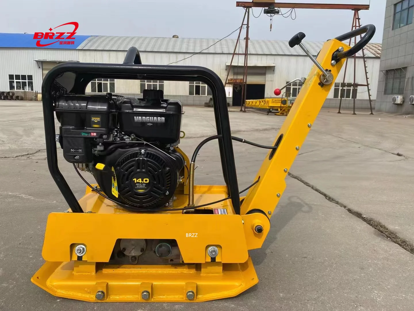 FPC-330 Diesel reversible plate compactor 330kg Two-Way manual  soil concrete vibrator jumping tamper rammer machine for sale