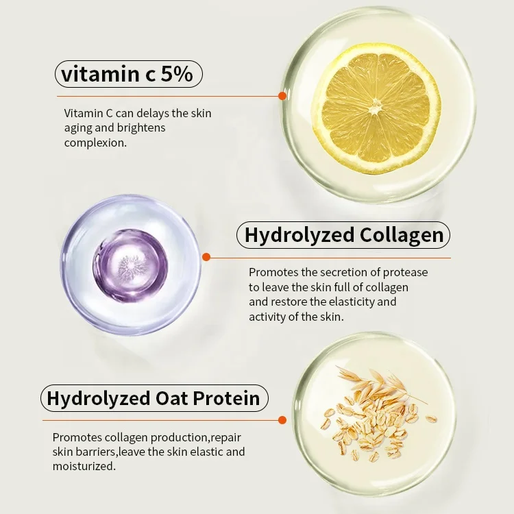 Best Selling Skin Care Vitamin C Organic Moisturizing Anti Wrinkle 100 g Whitening Cream Face Cream
