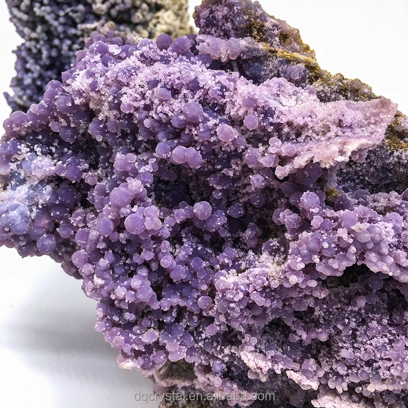 Wholesale natural Grape Agate specimen heading crystal raw stone healing Purple crystal gemstone For Home Decoration
