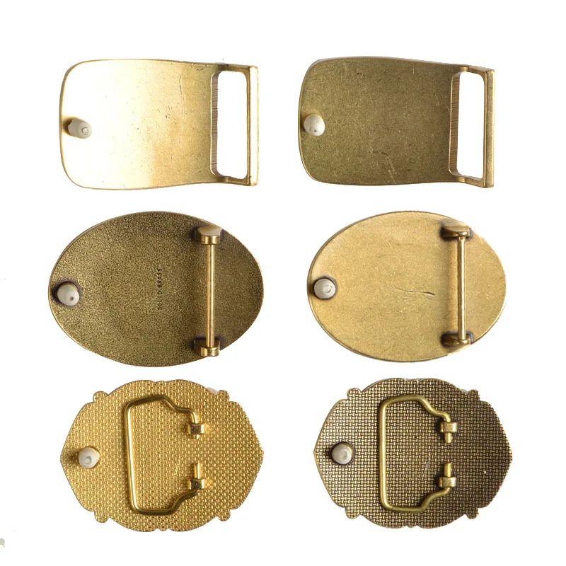 wholesale customized solid brass inner size 40mm dragon flower 3D embossed western name plate belt buckle