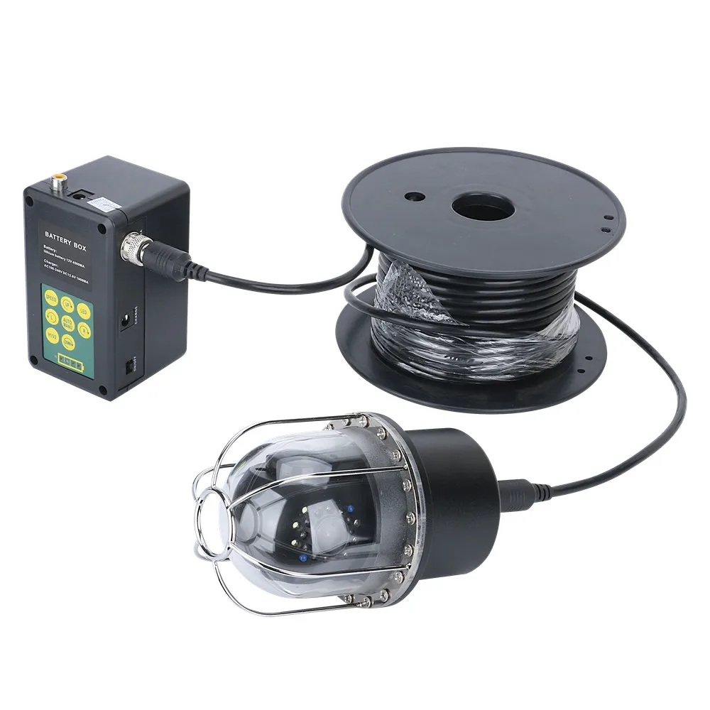 100M Cable 360 degree rotatable underwater fishing camera 7 Inch DVR Underwater Fishing Video Camera Fish Finder