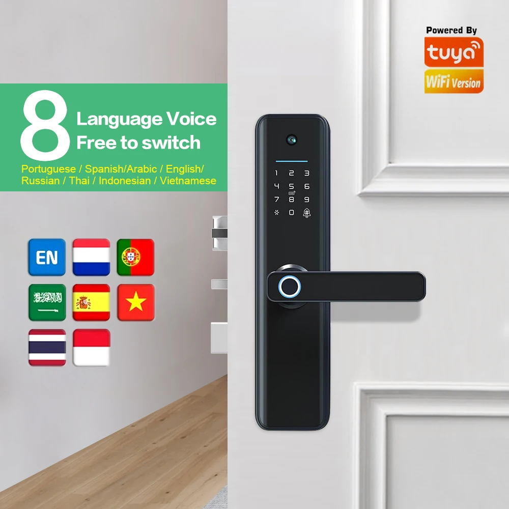 Goking wholesale factory price oem smart lock electronic fingerprint lock touch password home semi-automatic digital keypad