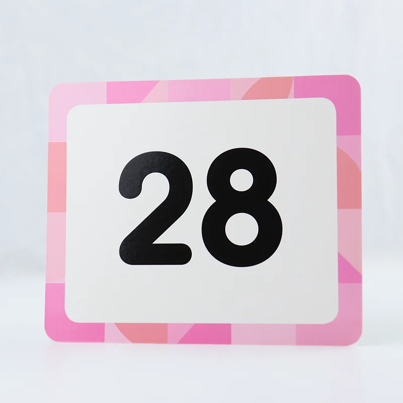 Custom Printed Printing Service Custom Made Paper Study Card Laminated Flash Cards