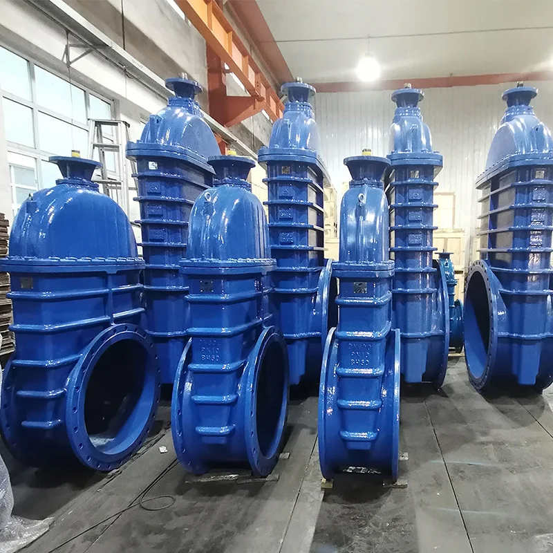 Big size PN16 DN600 DN1200 DN800 ductile iron resilient seated wedge gate valves