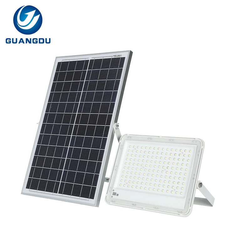 High efficiency commercial outdoor ip65 waterproof 40w 60w 100w 150w 200w led solar flood light