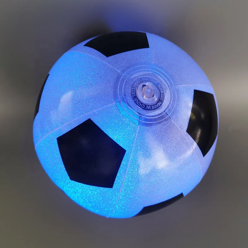 Waterproof inflatable RGB glowing American football light up soccer ball illuminated led football