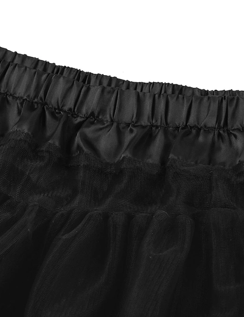  Luxury Sissy Maid Dress Frilly Ruffled Soft Tulle Layered skirt Satin Lingerie For