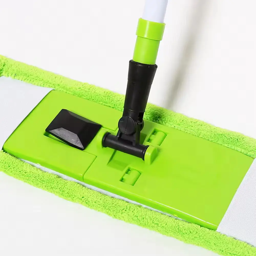 Wholesale durable design convenient rectangle microfiber flat mop