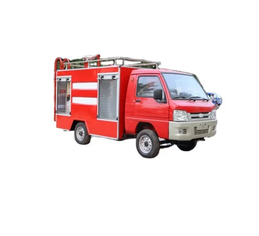 Flexible operation of small fire trucks, emergency sprinkler and rescue vehicles, property and community fire patrol vehicles