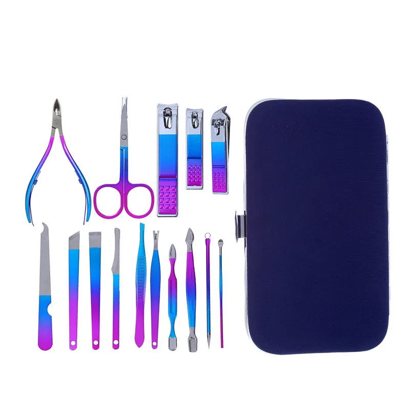 Personal Girls Wholesale Nail Tool Set Professional Disposable Foot Kit Manicure Pedicure Set Kits