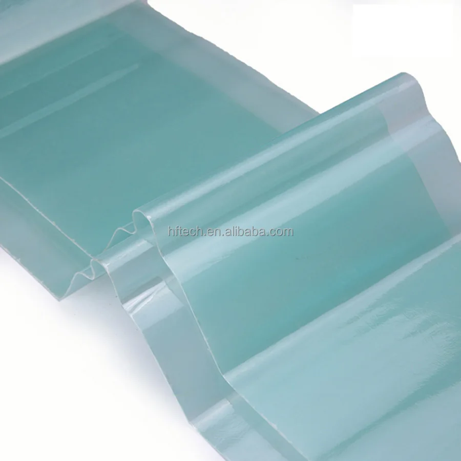 Composite FRP Gel Coated Corrugated GRP Panel Rooflight Translucent Fiberglass Roof Panels