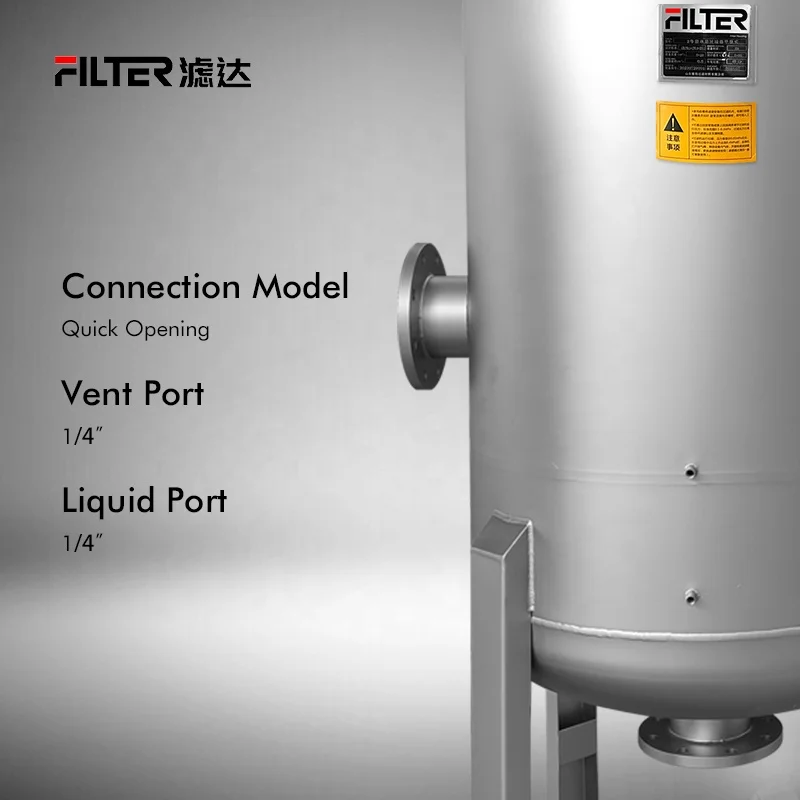 High pressure multi 40 inch multi cartridge stainless steel lenticular filter housing equipment