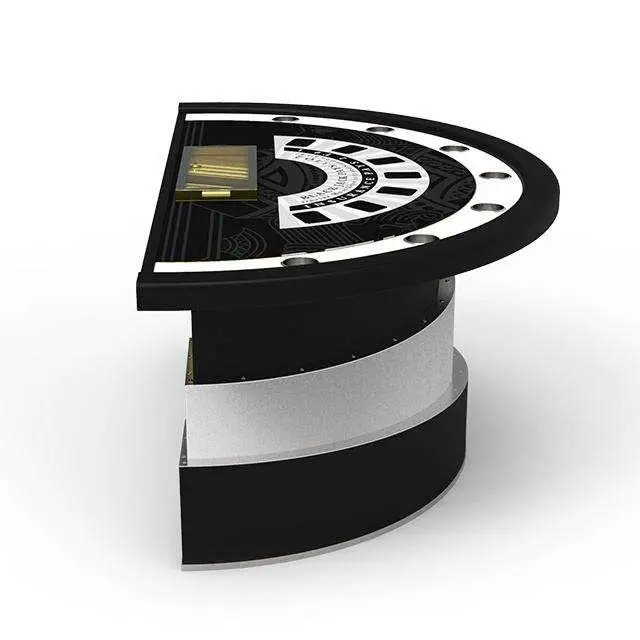 YH 84 Inch Luxury Casino Black Jack Table Professional Poker Table Gambling Blackjack Table