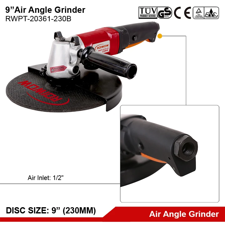 9-дюймовая угловая пневматическая шлифовальная машина 230