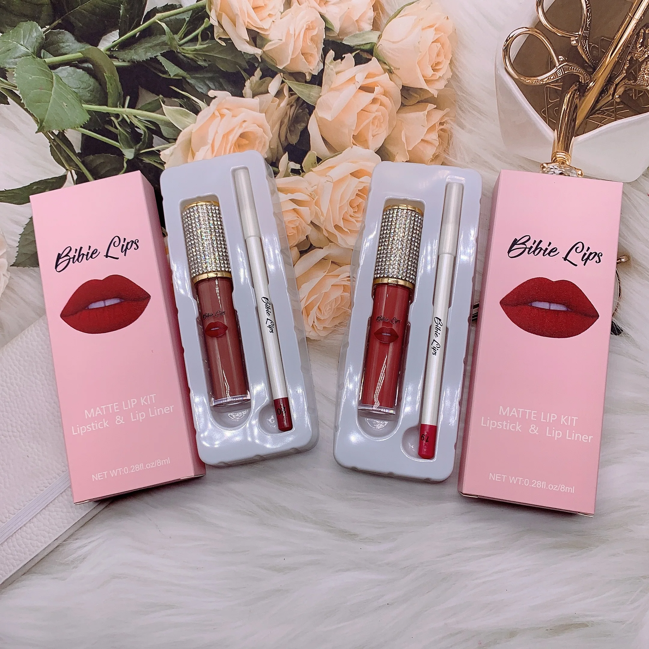 Hot sale 9 Colors Hot Selling Private Label Waterproof Vegan Matte Velvet Lipstick Set