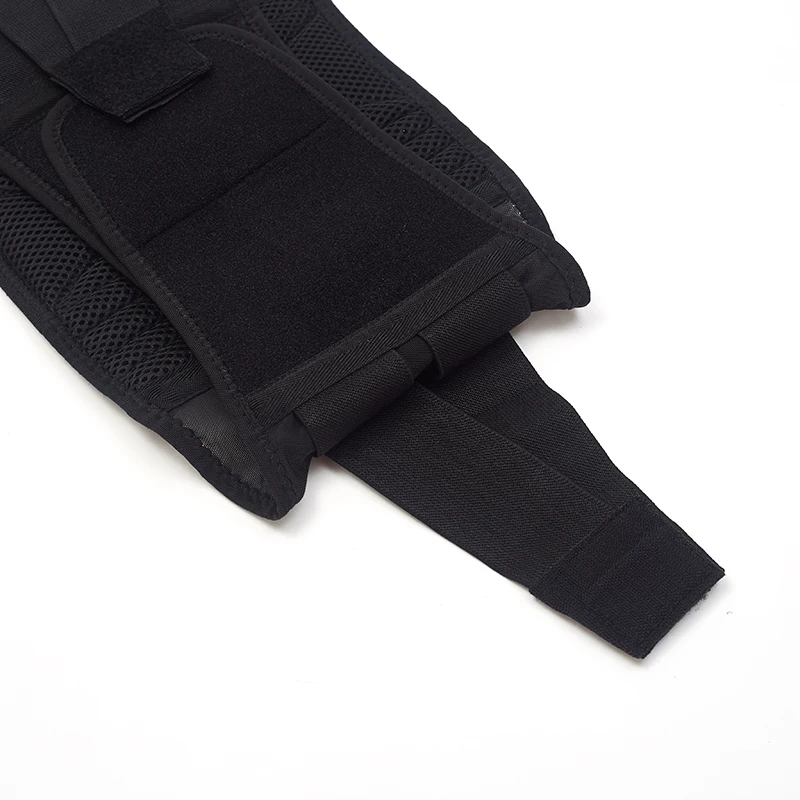 Factory Logo Sports Removable Pad Elastic Back Traction Waist Lumbar Support Belt Back