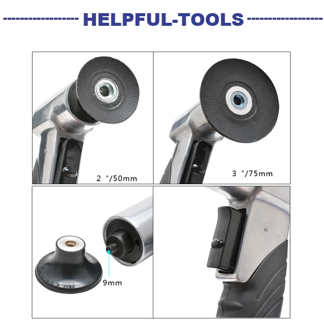 HELPFUL BRAND ASD-6137 Eccentric pneumatic grinder(75mm) pneumatic sander FURNITURE PRODUCTION LINE Weihai helpful-tools