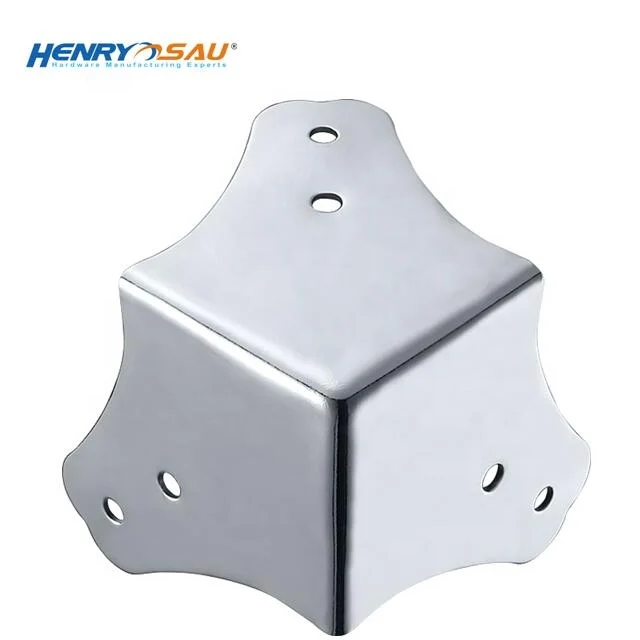 Hot sale corner protector guards  case six holes corner for speaker Corner Flight Case Hardware