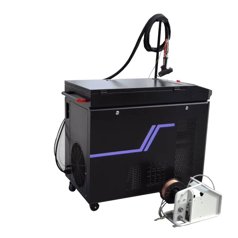2024 Jinan Factory 3 in 1 Fiber Laser Cleaning Welding Cutting Machine 1-3kw Raycus European Warehouse Available