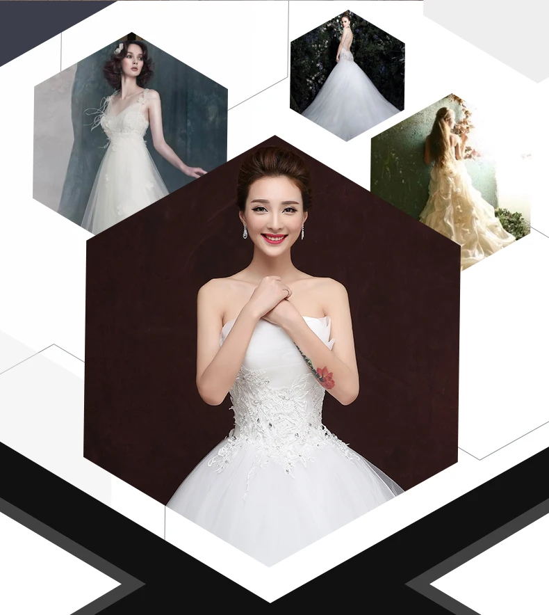 Hot sale popular creative deluxe luxury natural breathable bridal wedding ball dresses