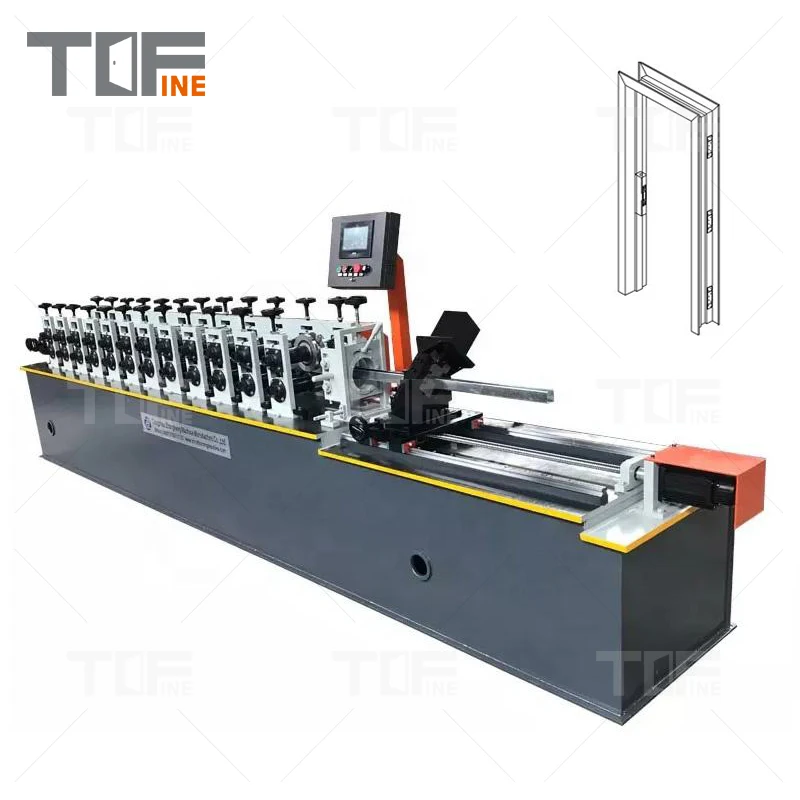 Jinhua Hollow Good Metal Steel Shutter Door and Window Frame Channel Automatic Guide Roll Rolling Forming Making Machine