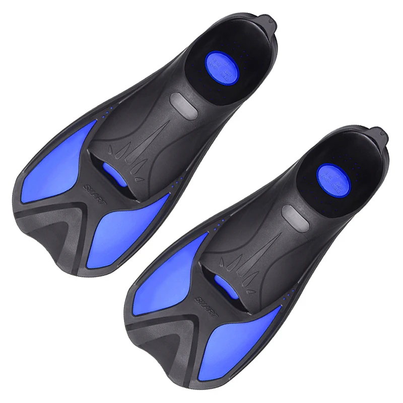 
High Quality Diving Fins Amazon For Sale TPR + PP Foot Pocket Swimming Fins Goggles 