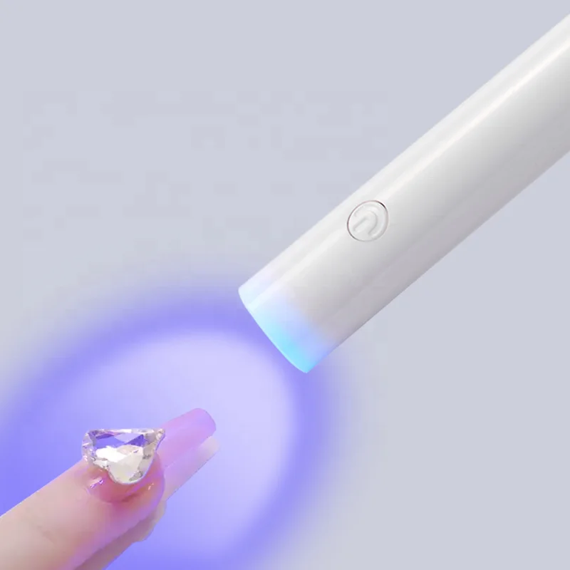 New Custom Logo  Cost-effective Rechargeable Led Gel Polish Portable 3W Led Light Nail Dryer Fast Curing Mini UV Led Nail Lamp